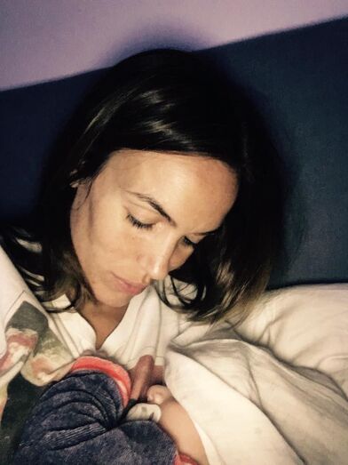 Liliana a adormecer Salvador