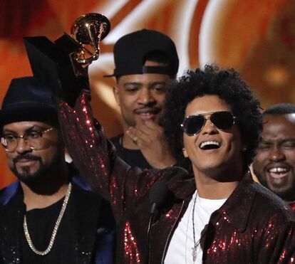Bruno Mars é o grande vencedor da noite da música. Saiba quem são os outros