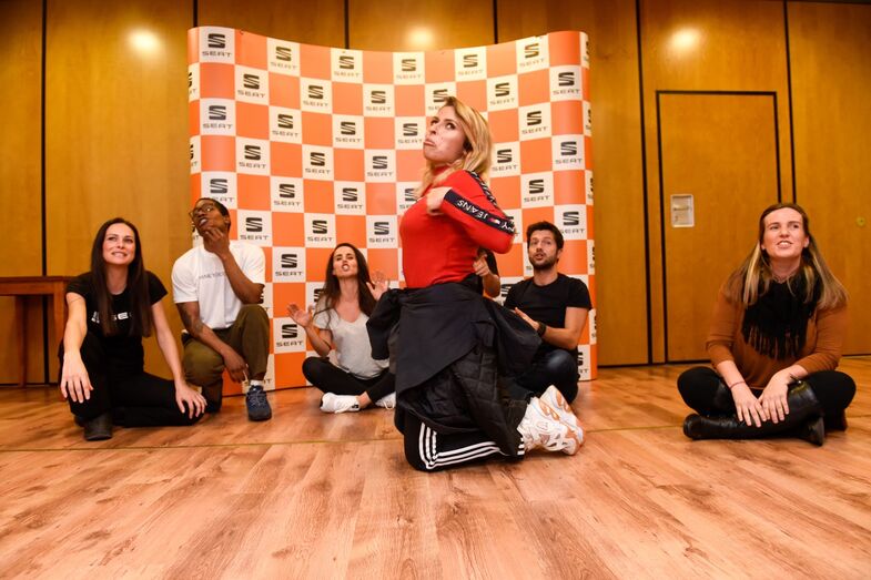 Helena Costa, Gonçalo Cabral, Catarina Gouveia, Maria Sampaio, Afonso Pimentel e Joana Rosa 