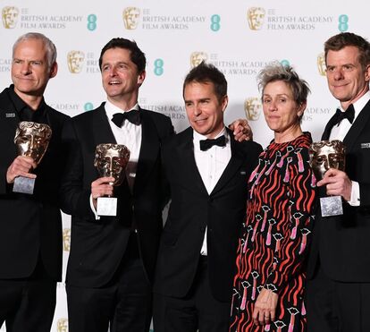 'Três Cartazes à Beira da Estrada' é o grande vencedor dos prémios britânicos