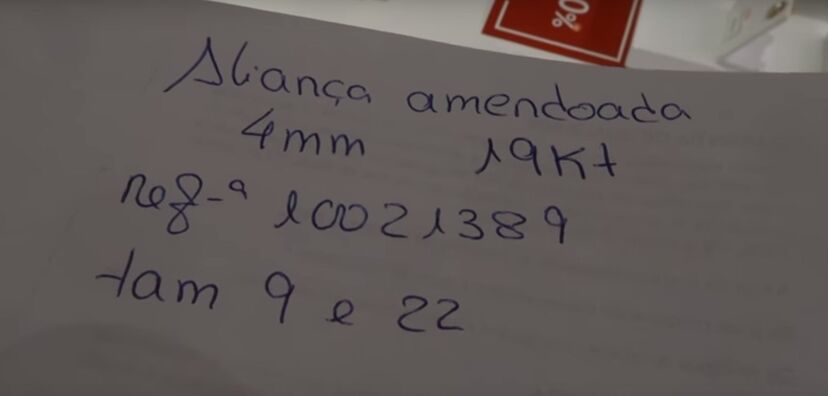 As características da alianças de Sofia Arruda e David Amaro