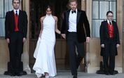 Harry e Meghan juntam Hollywood e aristocracia europeia em festão até de madrugada
