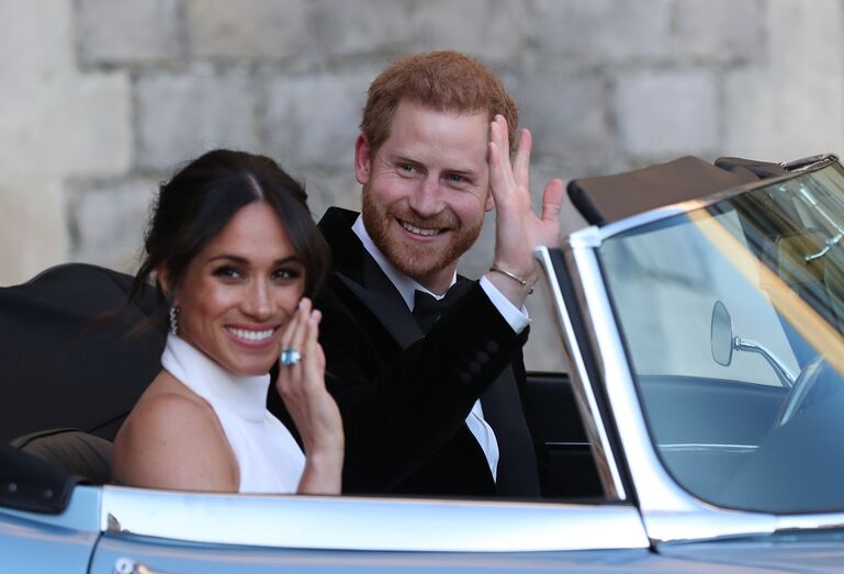Depois da cerimónia de casamento, Meghan Markle brilhou com o anel que pertenceu a Diana