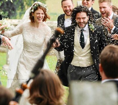 Da ficção para a vida real. Jon Snow de 'A Guerra dos Tronos' casou. Temos as imagens