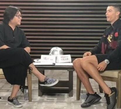Cristiano Ronaldo afronta estrela chinesa e provoca mal estar na China