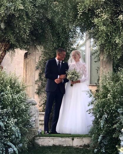 As imagens mais bonitas do "casamento real de Itália" 