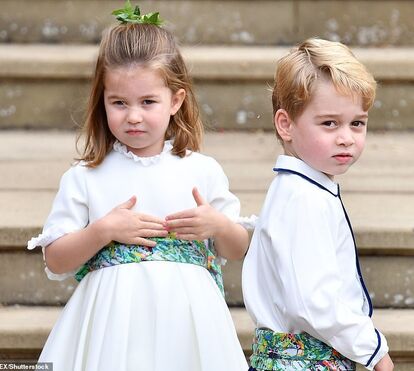 O protagonismo é todo dela! Charlotte é a "estrela" da família real inglesa no casamento da princesa Eugenie
