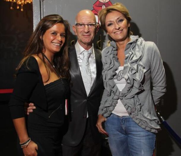 João Ribas com Carla Baía e Maya, quando trabalhavam juntos