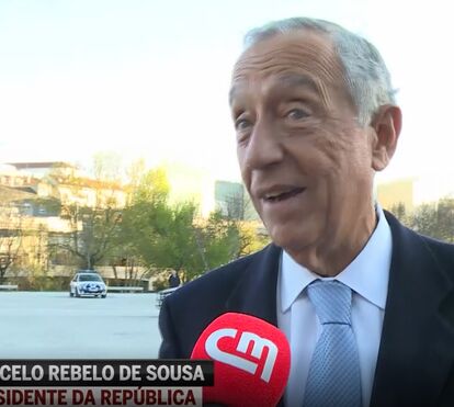 Marcelo Rebelo de Sousa ansioso pela estreia da novela 'Alguém Perdeu'