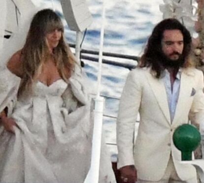 Casamento a bordo de iate de luxo! Heidi Klum e Tom Kaulitz voltam a trocar juras de amor