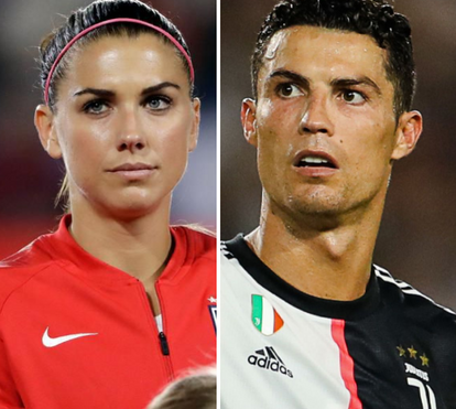 Jogadora da seleção dos EUA ataca de forma violenta Cristiano Ronaldo