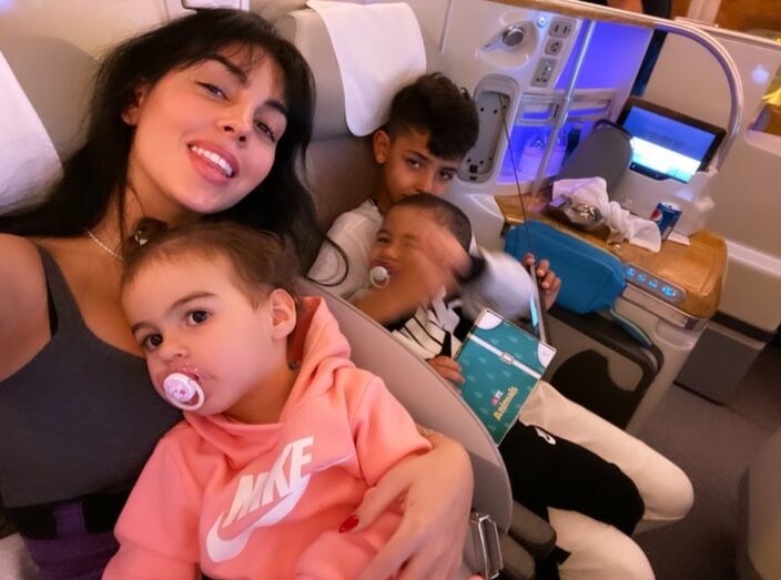 georgina, filhos