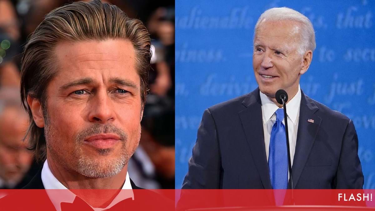 Brad Pitt enters the campaign and shows support for Donald Trump rival