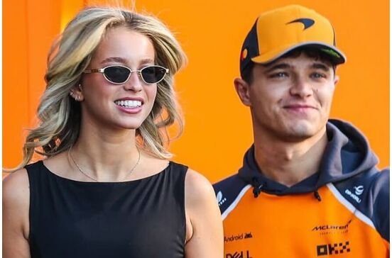 Margarida Corceiro acompanha Lando Norris nas provas de F1