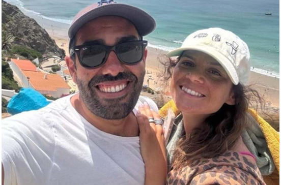 Pedro Costa  e a companheira, Daniela Cartaxo Serralha