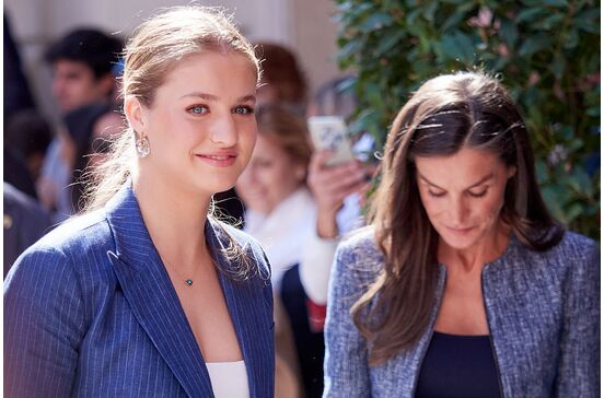 Letizia e Leonor em visita a Navarra 