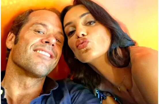 Luíza Abreu na corrida de João Moura Caetano, longe da família do namorado