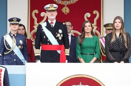 Felipe, Letizia, Leonor e Sofia