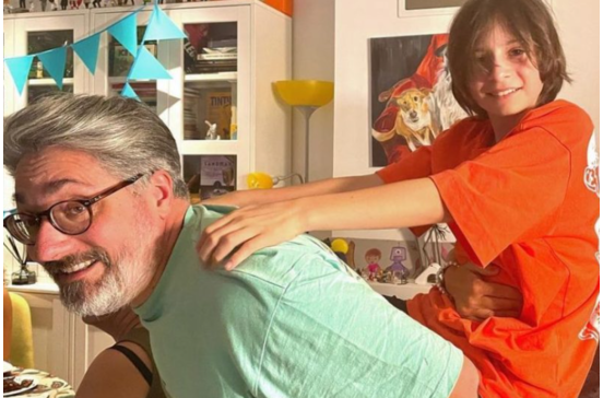 Nuno Markl com o filho Pedro
