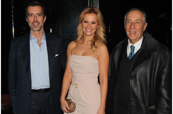 João Cotrim Figueiredo com Cristina Ferreira e Marcelo Rebelo de Sousa 