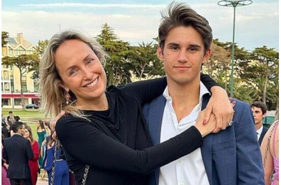 Marisa Cruz com o filho João