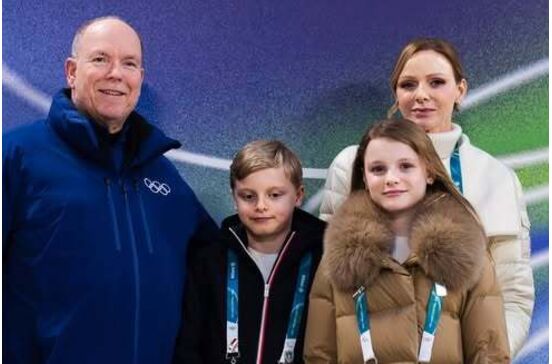 A família real monegasca nos Jogos Olímpicos Milano Cortina