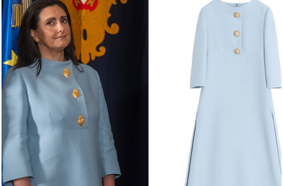 Margarida Maldonado usa vestido Valentino adaptado à portugalidade