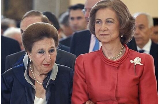 Margarita de Borbón e a cunhada, Sofia