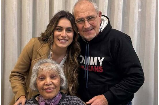 Rita Matias com a avó