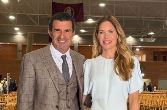 Luís Figo e Helen Svedin