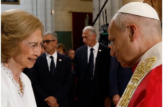 Rainha Sofia, Papa Leão XIV