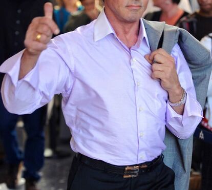 Sylvester Stallone sofre acidente em filmagens