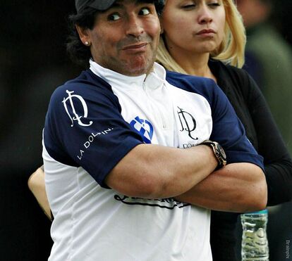 Mulher de Maradona perde bebé