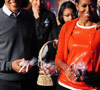 Presidente Obama festeja Halloween na Casa Branca 