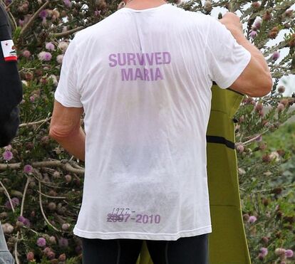 Schwarzenegger envia mensagem a Maria Shriver