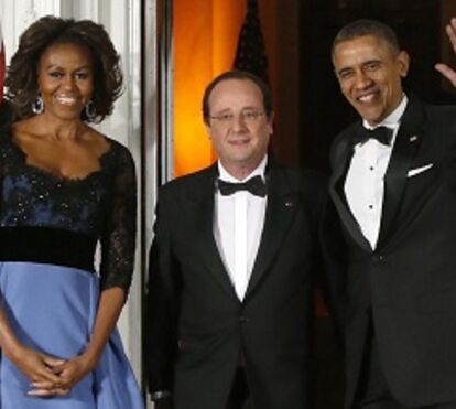 Michelle Obama ofusca François Hollande