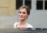Letizia tira selfie no cinema