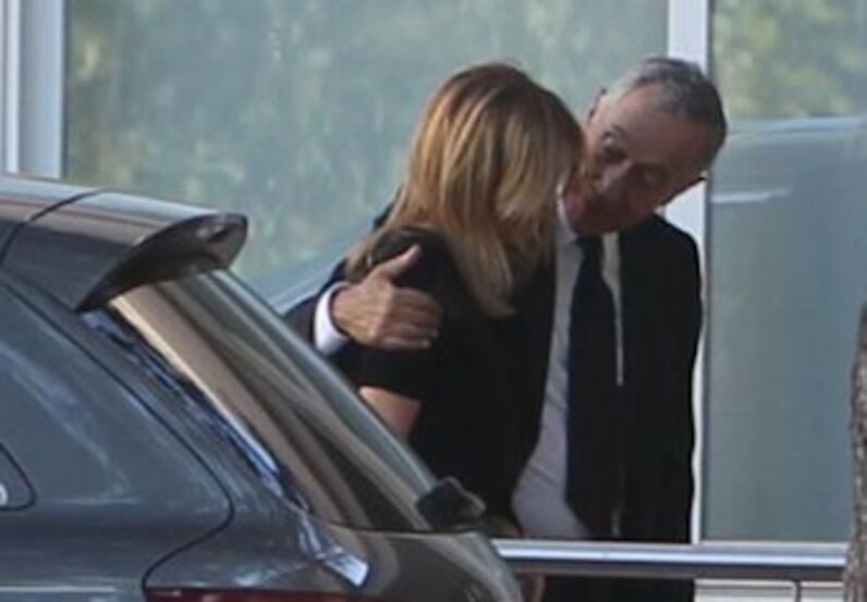 Judite Sousa, André Sousa Bessa, Marcelo Rebelo de Sousa, emoção, São João de Brito, Lisboa, missa