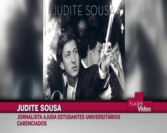 judite sousa, andré sousa bessa, flash vidas, jornalista, bolsa, estudo, ajuda, solidariedade