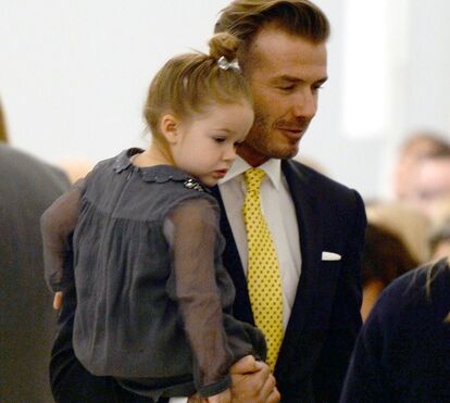David Beckham: filha chama-lhe gordo