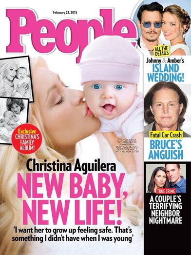 christina aguilera, filha