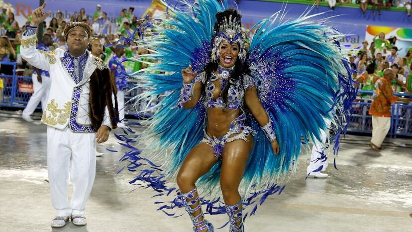 escola, samba, Brasil, Carnaval