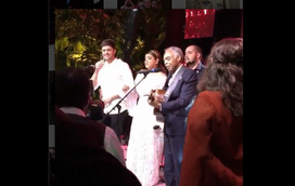 Gilberto Gil canta no casamento da filha