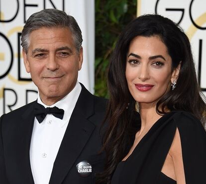 Clooney falha aniversário de casamento