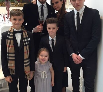 Família Beckham deseja feliz aniversário a David Beckham 
