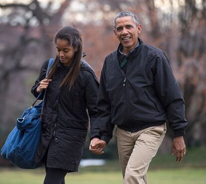 Malia Obama faz estágio em série de TV