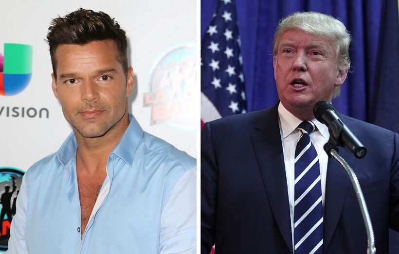Ricky Martin, Donald Trump