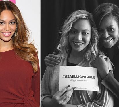 Beyoncé e Michelle lutam pela igualdade