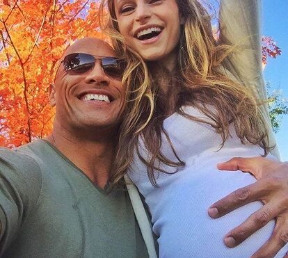 Dwayne Johnson vai ser pai