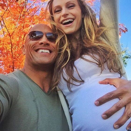Dwayne Johnson, The Rock, Lauren Hashian, paternidade